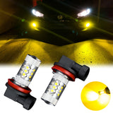 H11 H8 H9 Gold Yellow Projector LED Fog Driving Light Bulb for Honda Civic 2006-2019
