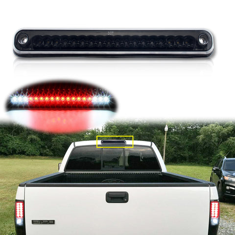 LED 3rd Brake Light High Mount Stop Tail Cargo Lamp Smoked Lens for Chevy C1500 K1500 Silverado 1988-1998