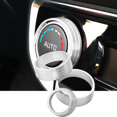 Alloy AC Climate Volume Knob Switch Control Ring Trim For Honda Fit Jazz 2014+