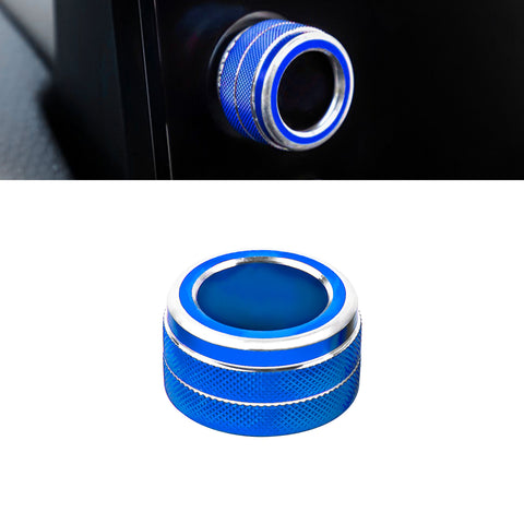 Blue Aluminum Navigation Switch Knob Ring Trim For Honda Civic 11th Gen 2022-up