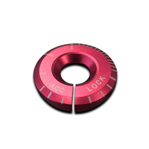 Red Engine Ignition Keyhole Ring Cap Cover For VW Golf GTI Jetta Audi A3 A4 TT