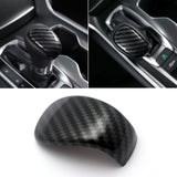 ABS Carbon Fiber Center Console Gear Shift Lever Knob Cover Trim for Honda Accord 10th 2018 2019