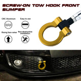 Gold Track JDM Style Aluminum Tow Hook For BMW 2 3 4 Series Mini Cooper F55 R60