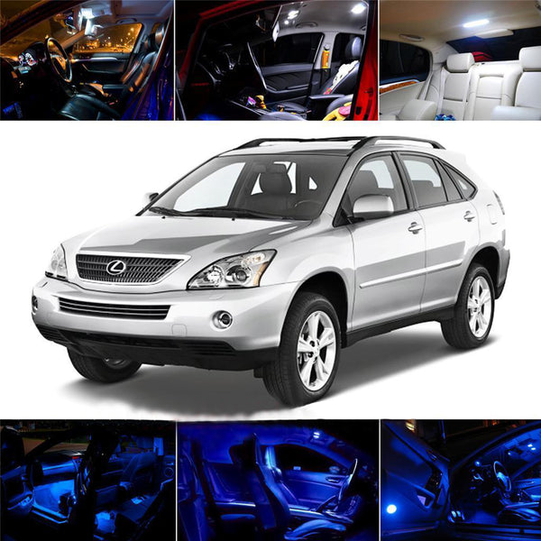 2004 - 2009 Lexus RX330 RX350 RX400h 9pcs LED Full Interior Lights