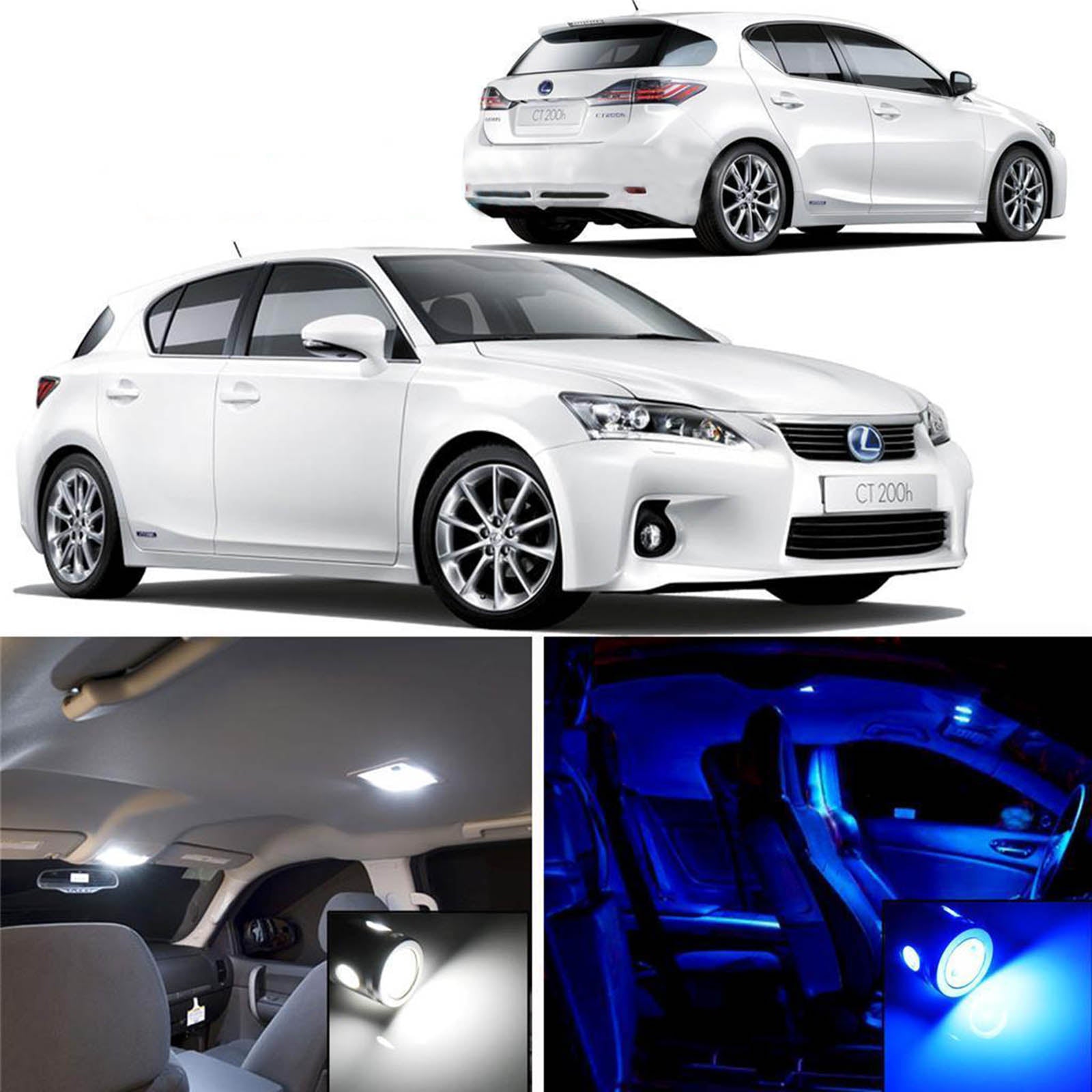 2017 And Up Lexus Ct200h 6 Light Led Full Interior Lights Package Kit Xotic Tech