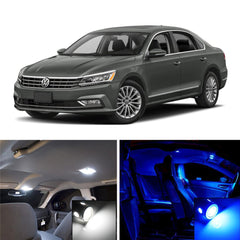 2012-up Volkswagen Passat 11x-Light SMD Full LED Interior Lights Package Kit White \ Blue