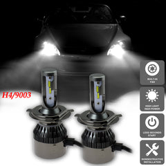 Xenon White 9003 H4 LED Bulbs Headlight High Low Beam Conversion Kit Honda Hyundai Jeep Kia
