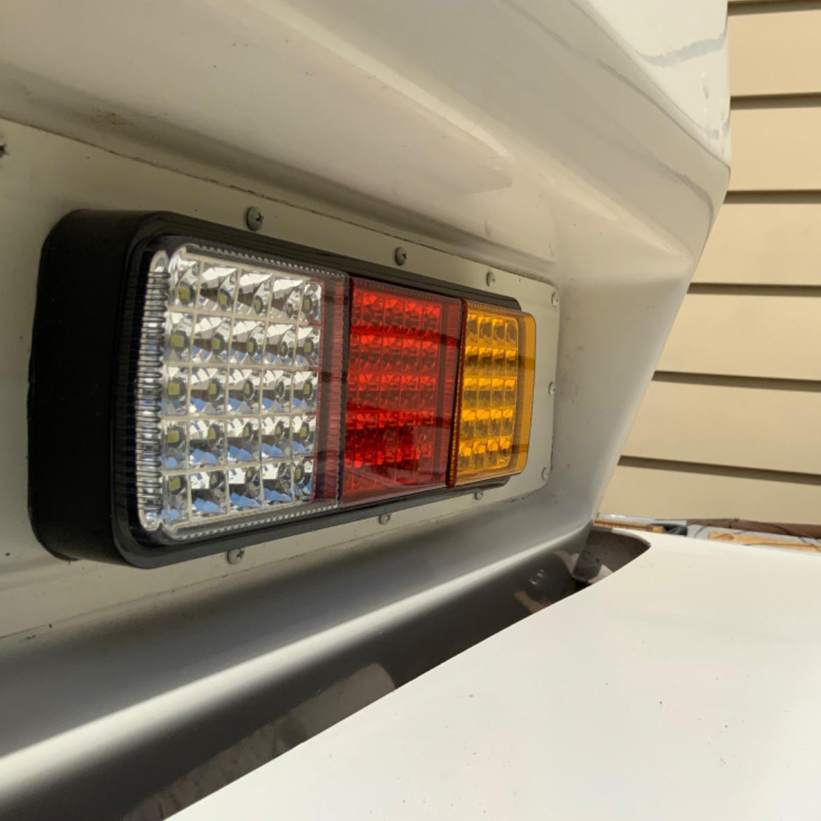 Amber Car & Truck Tail Light Assemblies 2PCS Red/Amber/White LED Light Bars - Truck & Trailer Rear Clearance/Tail Lights Car & Truck Tail Lights For - Foto 4