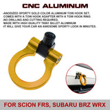 Gold Track Racing CNC Aluminum Tow Hook For Subaru Outback Legacy Impreza 2018