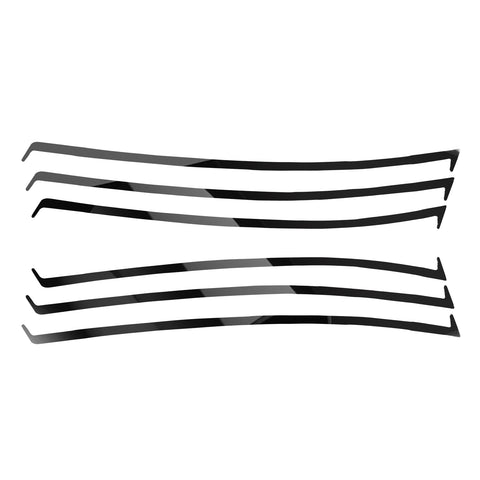 For Chevy Camaro SS RS LS 2010-2015 Black Vent Grill Inserts Vinyl Decal Stripes