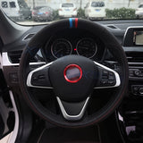 Red Start Stop Button Steering Wheel Logo Ring Cover For BMW 1 2 3 4 Series X1