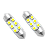 6418 C5W 36MM Festoon LED License Plate Tag Light Bulbs 6000K Super Bright White