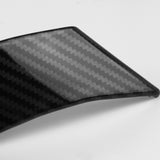 Exterior Front Side Door Window A Pillar Molding Cover Trim Compatible With Toyota RAV4 2019-2024,Carbon Fiber Pattern