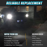 4X Combo LED Reverse Back up + License Plate Light Bulbs Kit 6000K White T15 T10