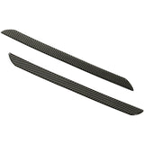 2 x 19.1" Carbon Fiber Car Door Scuff Protector Plate Sill Guard Panel Trim Cover Sticker