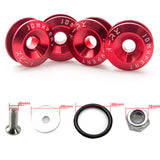 Set Tow License Plate + Air Valve Cap + Release Fastener For Toyota Camry SE XSE