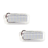 Xotic Tech 2pcs Error Free White LED License Plate Lights Lamps for Ford Explorer Escape Fusion MKC Fiesta