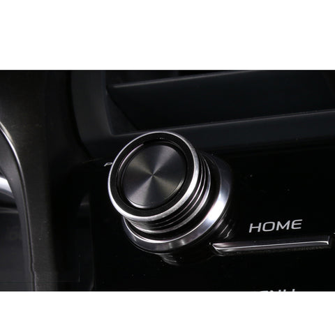 5x Black AC Audio Knob Function Rear Mirror Knob Switch Cover For Camry 2018-20