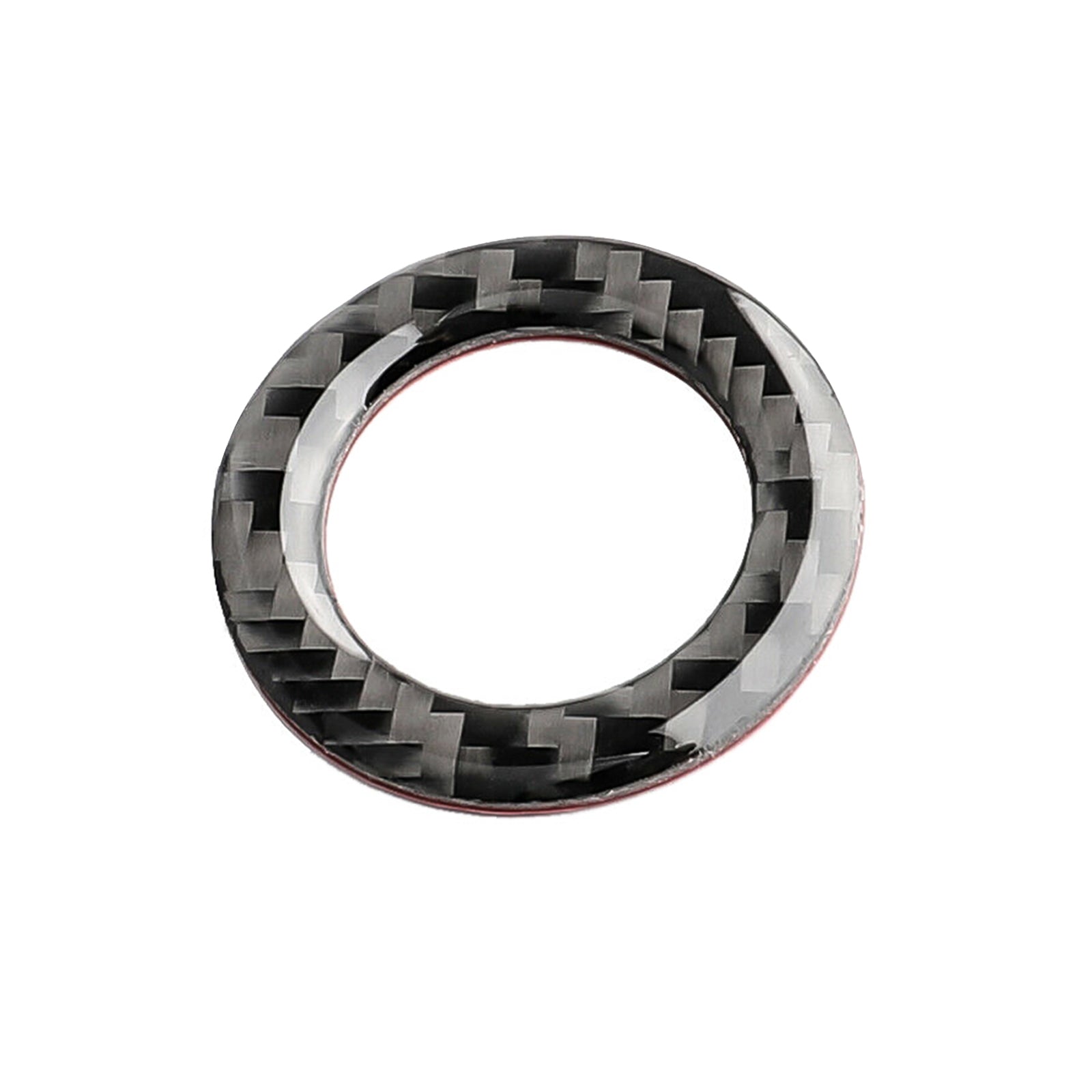 ramuel Compatible with Start Stop Button Cover Carbon Fiber Engine Key Sticker Trim Cover Push ramuel Compatible with Start Stop Button Cover Carbon Fiber Engine Key Sticker Trim Cover Push