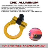 Gold Track Racing JDM Style CNC Aluminum Tow Hook For Chevrolet Camaro 2016-up