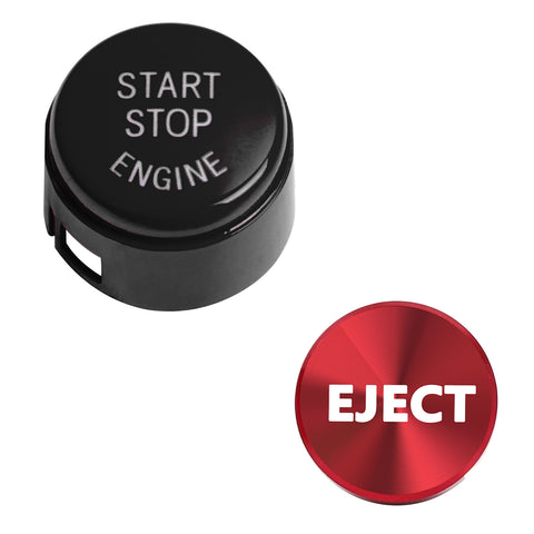 Engine Start + Cigarette Lighter Eject Button Trim For BMW F20 F21 F22 F23