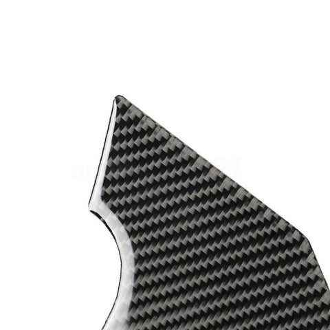 Carbon Fiber Look Car Interior Center Console Cup Holder Panel Trim Frame Cover Decor for Infiniti Q50 2014-2023