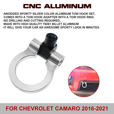 Silver Track Racing JDM Style CNC Aluminum Tow Hook For Chevrolet Camaro 2016-up