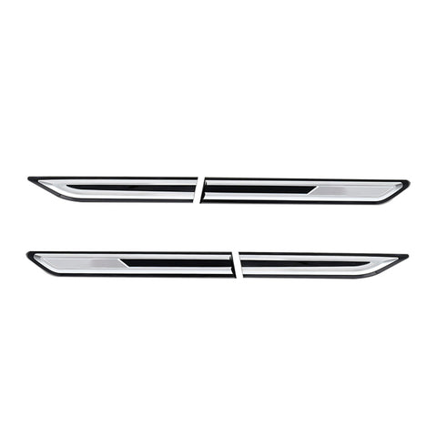 4pcs 3D Chrome R Line Emblem Car Side Wing Fender Decoration Cover Sticker Car Logo Badge Trim for Volkswagen Passat B8 2014 2015 2016 2017 2018 2019