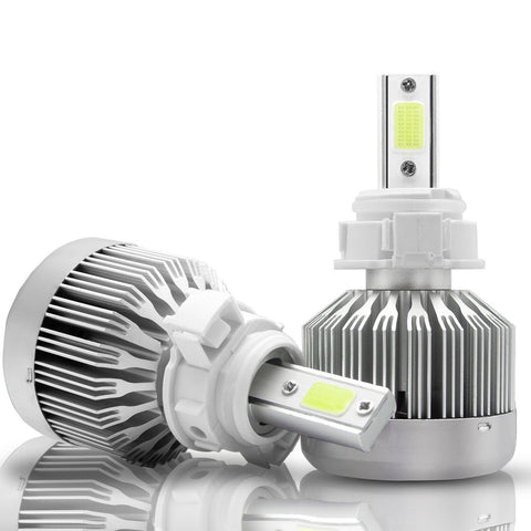 2pcs H16 5202 COB LED Bulb Ice Blue 8000K for DRL Driving Fog Light Replacement