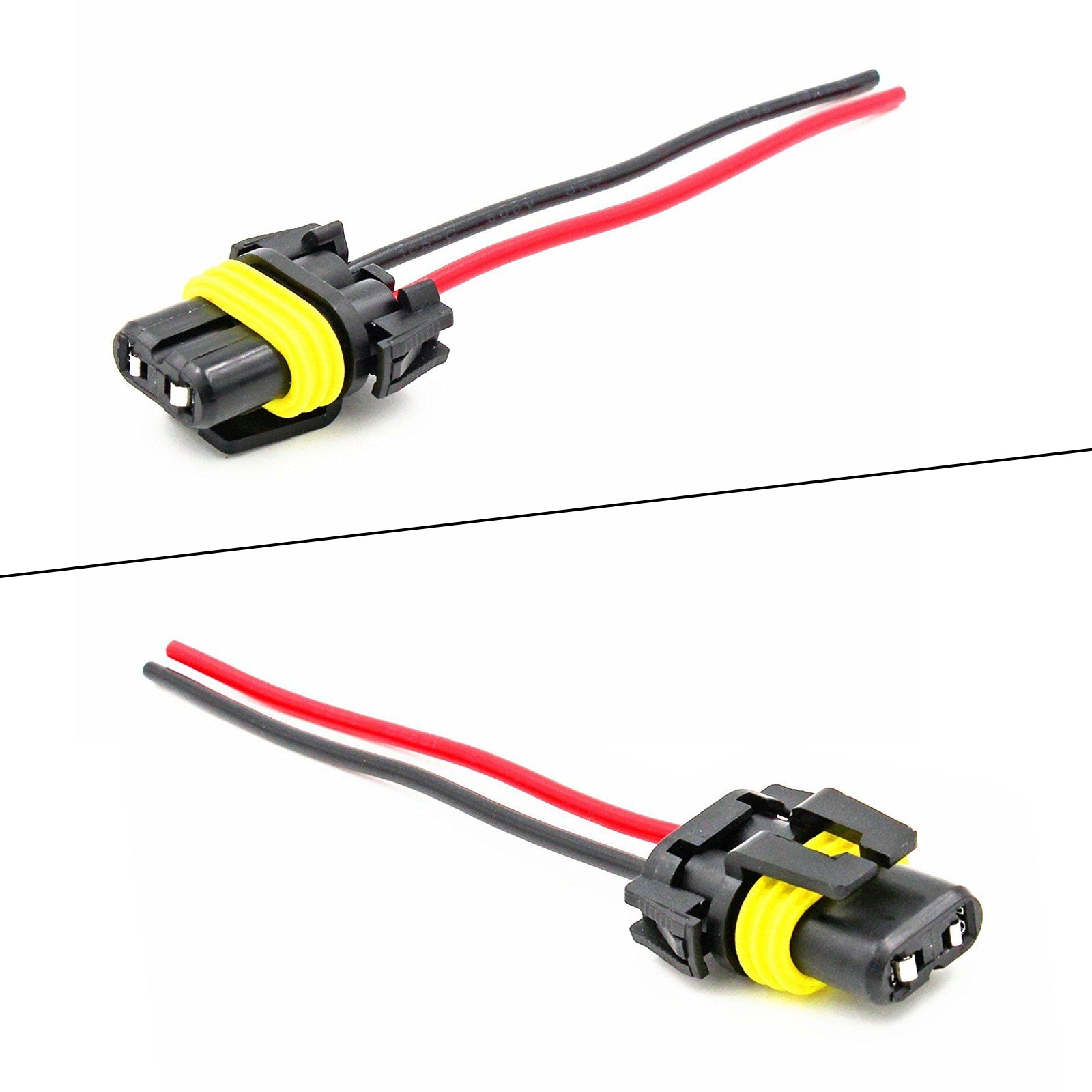 2Pcs 9005 9006 Male to H11 Female Bulbs Adapter Conversion 2Pcs 9005 9006 Male to H11 Female Bulbs Adapter Conversion
