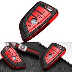 Red Remote Key Fob Case Shell Cover For BMW X1 X3 X5 X6 X7 5 7 Series G30 G31