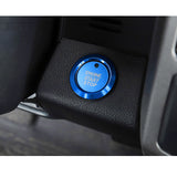 Blue Engine Ignition AC Radio Switch Button Ring Cover For Ford F150 XLT 16-2020