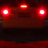 2Pcs 33-SMD Pure Red 7440 7444 LED Backup Reverse Tail Barke Light Bulbs