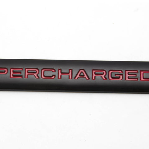 Black / Red / Black Red 3D Metal SUPERCHARGED Emblem Trunk Lid Dash Sticker Fender Badge For Land Rover Range Rover