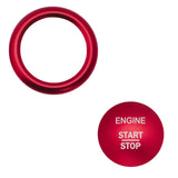 1 Set Red Engine Ignition Button Decoration Cover For Mercedes CLA GLA GLC Class
