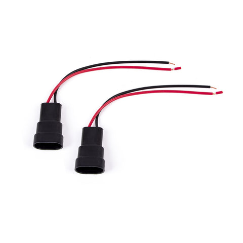 9005 9006 H10 Male Sockets Wire Harness Adapters For Fog Driving Light LED Bulbs