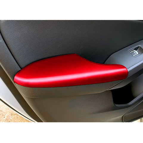 Racing Red Interior Door Armrest Panel Trim Cover For Honda Civic 11TH Gen 2022