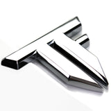 Chrome Metal 3D TF Badge Transformers Logo Emblem Sticker for Chevrolet Car Door Hood Trunk Tailgate Side Fender Decoration