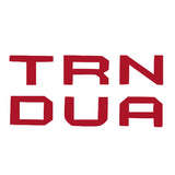 Red / White Dashboard Radio Letter Insert Overlay Vinyl Decal Sticker for Toyota Tundra 2014-2019