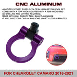 Purple Track Racing JDM Style CNC Aluminum Tow Hook For Chevrolet Camaro 2016-up