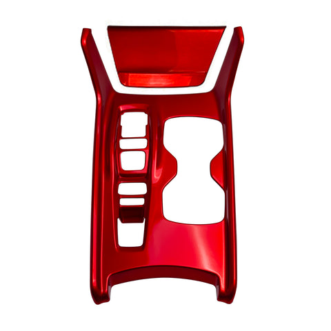 Sporty Red Gear Shift Side Armrest Box Panel Frame Cover For Honda Accord 18-22