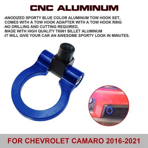 Blue Track Racing JDM Style CNC Aluminum Tow Hook For Chevrolet Camaro 2016-up