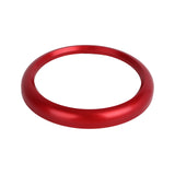 Red Aluminum Alloy Sport Style Interior Dashboard Clock Ring Trim For Porsche Macan