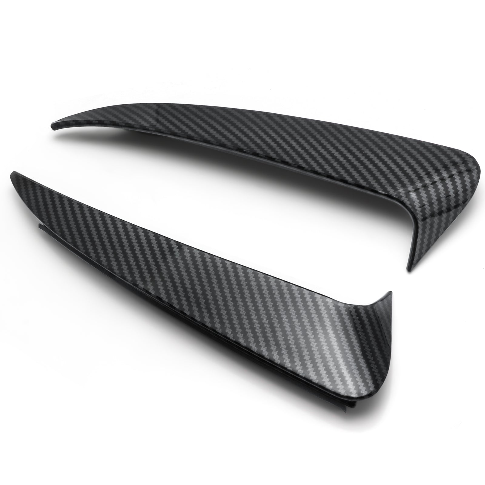 Copertura Air Vent Per Paraurti Posteriore Mercedes CLA W117 AMG Line 2013-2019 - In ABS Nero Lucido