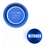 Blue Engine + Cigarette Lighter NITROUS Button Trim For Honda Civic 11th 2022