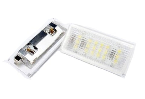 2x 2x Error Free White LED License Plate Lights Lamp For BMW E46 2D 04-06