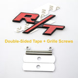 1 x Red RT R/ T Letter Badge Emblem Sticker for Mopar Dodge Charger Challenger Grille Trunk Lid