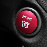 Red Alloy Engine Start/Stop Push Button Decor Cover For Mercedes Benz GLA GLC 1x