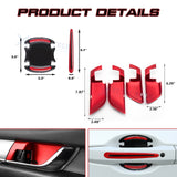 Set Inner + Exterior Door Handle Bowl Trim For Honda Accord 10th Gen 2018-2022