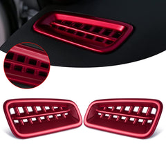 Interior Dashboard Side AC Air Outlet Frame Cover Trim For Honda Civic 11th Gen 2022, Red